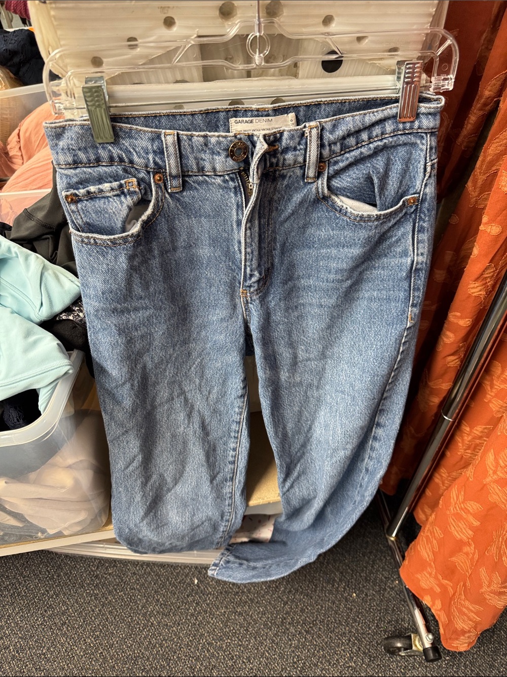 Garage vintage straight jeans size 0 // 082826